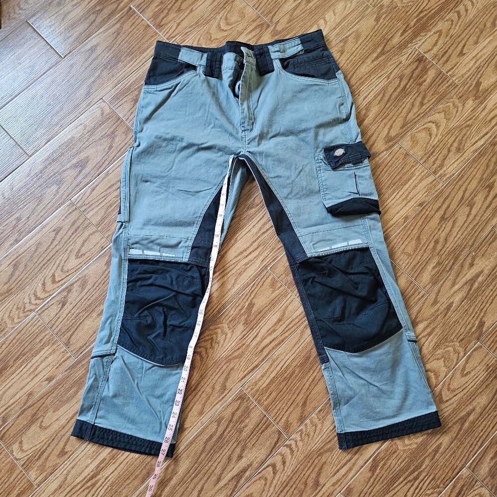 Dickies FLEX Utility Cargo Pants | 36x30 Performance Workwear Reg Fit Grey